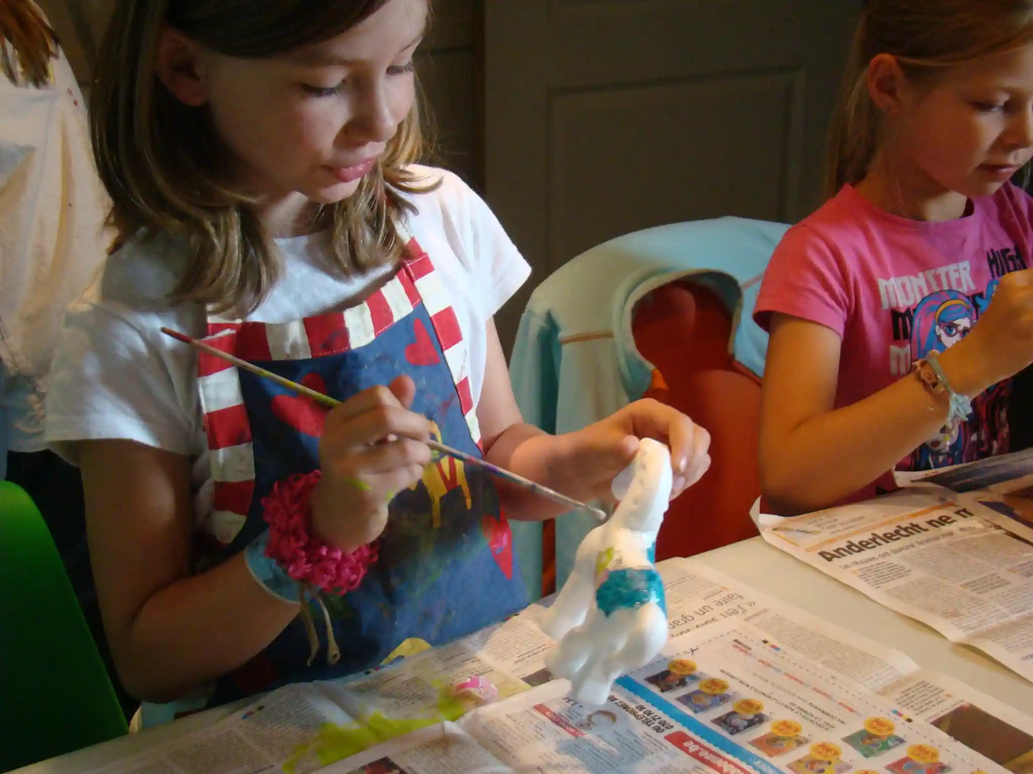 Atelier de bricolage pour anniversaire d'enfant à Villers-la-Ville