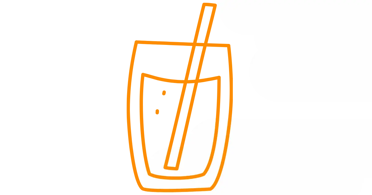 Illustration verre de jus de fruit rafraîchissant