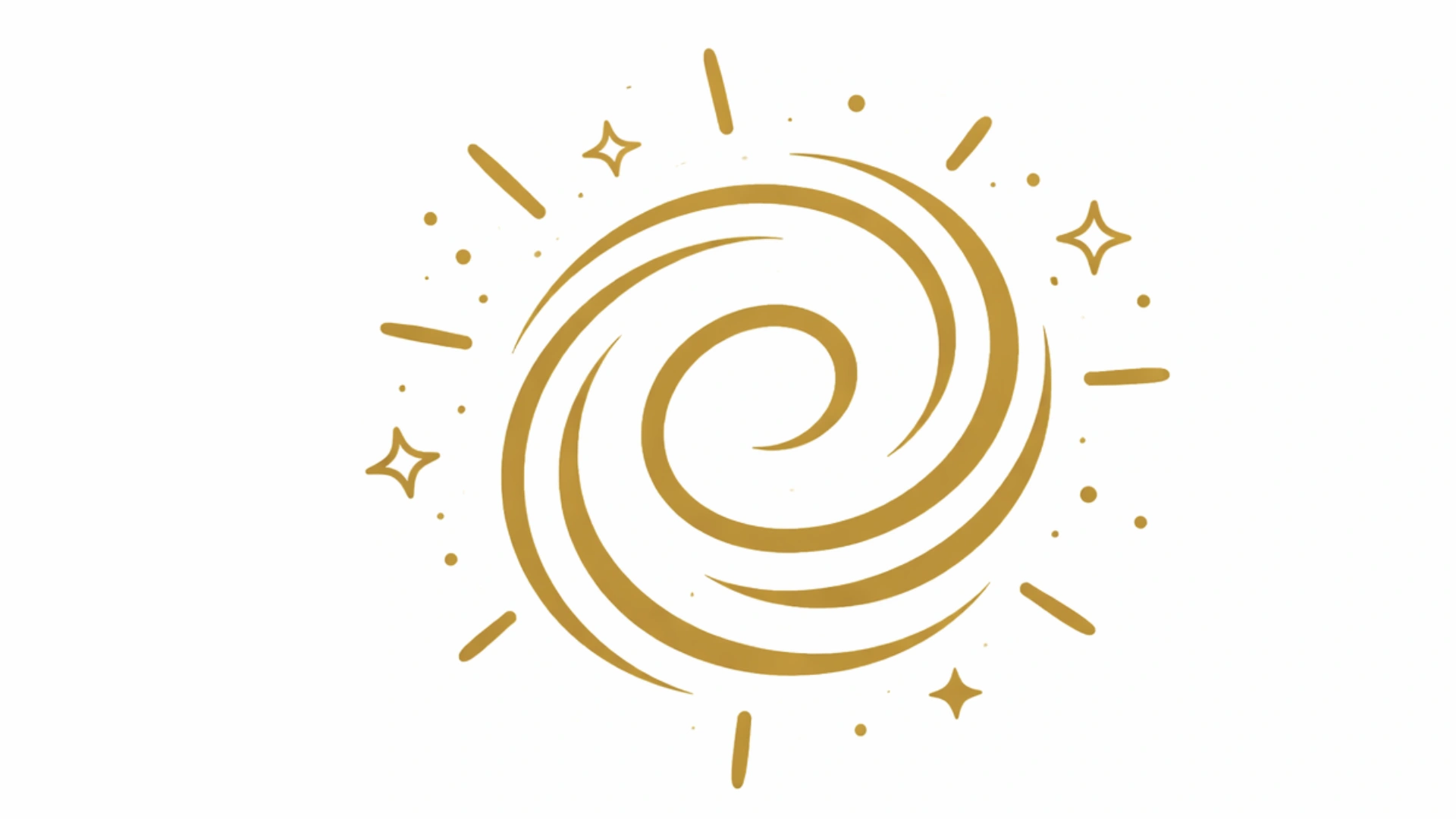 Illustration d'une spirale magique et dorée Les Petits Artisans